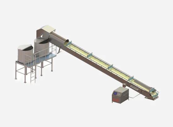 Sistema para Limpeza e Higienização de Esteira de Médio e Grade Porte